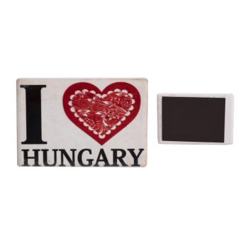 CHLADIACI MAGNET KERAMICKÝ I LOVE HUNGARY