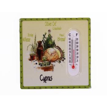 KERAMICKÝ OHRIEVACÍ MAGNET S TEPLOMEROM, OLIVOVÝ OLEJ