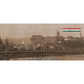 KOVOVÁ MAGNETKA NA CHLADNIČKU, STARÁ BUDAPEŠŤ 2