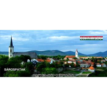 KOVOVÁ MAGNETKA NA CHLADNIČKU, SÁROSPATAK