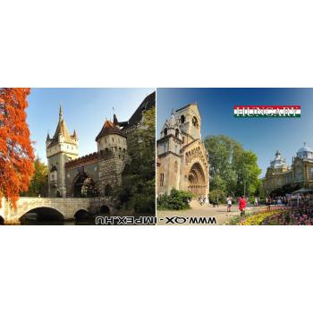 KOVOVÁ MAGNETKA NA CHLADNIČKU, HRAD VAJDAHUNYAD