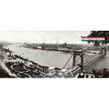 KOVOVÁ MAGNETKA NA CHLADNIČKU, STARÁ BUDAPEŠŤ 3