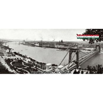 KOVOVÁ MAGNETKA NA CHLADNIČKU, STARÁ BUDAPEŠŤ 3