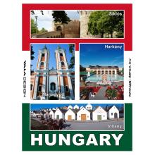 KOVOVÁ MAGNETKA NA CHLADNIČKU, JUHOZÁPADNÉ MAĎARSKO