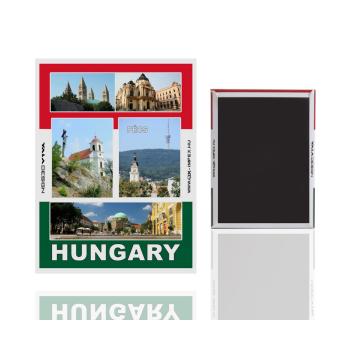 KOVOVÁ MAGNETKA NA CHLADNIČKU, PÉCS