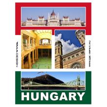 KOVOVÁ MAGNETKA NA CHLADNIČKU, MOZAIKA BUDAPEŠŤ 2