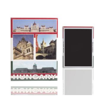 KOVOVÁ MAGNETKA NA CHLADNIČKU, MOZAIKA BUDAPEŠŤ 3