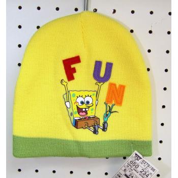 ČIAPKA LICNEC, HUBKA S NÁPISOM "FUN", ŽLTÁ