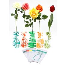 PLASTOVÁ VÁZA NA VODU V PAPIEROVÝCH VRECKÁCH