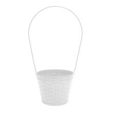 PLASTOVÝ DRŽIAK NA KVETY S VÝLEVKOU "PIOPPO" BIELY