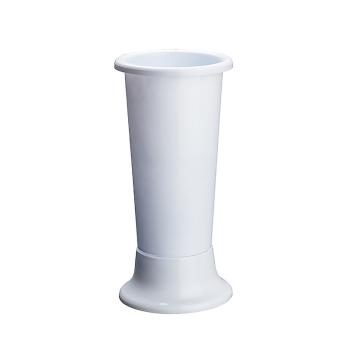 PLASTOVÁ VÁZA "IDEAL" BIELA
