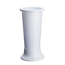 PLASTOVÁ VÁZA "IDEAL" BIELA