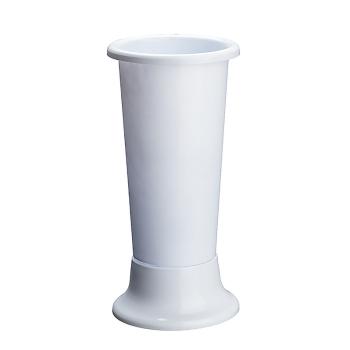PLASTOVÁ VÁZA "IDEAL" BIELA