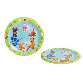 DISNEY PLASTOVÝ TANIER NA PÁRTY SO ZVIERACÍMI PRIATEĽMI, 4 KUSY