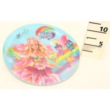 DISNEY PLASTOVÝ TANIER BARBIE PARTY, 4 KUSY