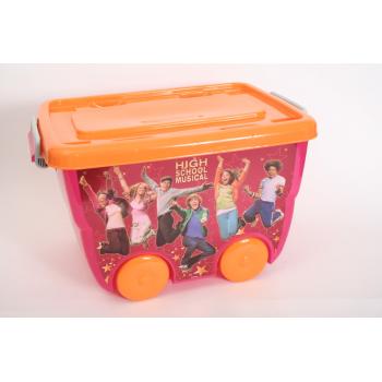 DISNEY PLASTOVÝ ÚLOŽNÝ BOX NA KOLIESKACH HIGH SCHOOL MUSICAL