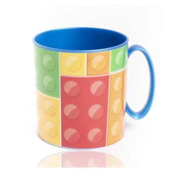 PLASTOVÝ HRNČEK, MIKROVLNNÁ RÚRA, TEHLY