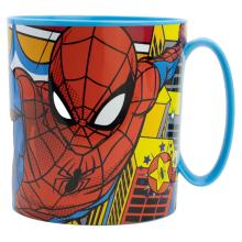 LICENCIA PLASTOVÝ HRNČEK DO MIKROVLNNEJ RÚRY 350ML SPIDERMAN
