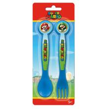 LICENCIA PLASTOVÝ PRÍBOR 2KS SUPER MARIO