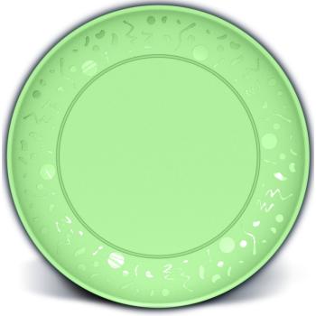 PLASTOVÁ BOČNÁ DOSKA, PRIEHĽADNÁ, ZELENÁ