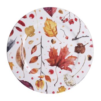 PLASTOVÝ PODNOS, OKRÚHLY, JESENNÉ LISTY