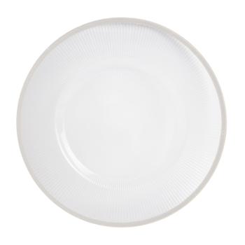 PLASTOVÝ PODNOS, OKRÚHLY, BIELY