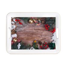 PLASTOVÝ PODNOS, OBDĹŽNIKOVÝ, VIANOČNÝ