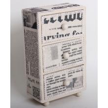 DREVENÁ ŠPERKOVNICA, 3 ZÁSUVKY, NOVINOVÝ VZOR