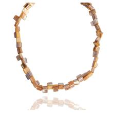 SKLENENÝ NÁHRDELNÍK JANTÁR KAMIENKOVÝ JANTÁR