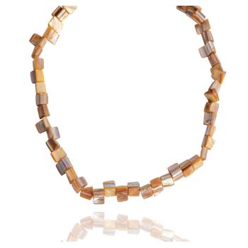 SKLENENÝ NÁHRDELNÍK JANTÁR KAMIENKOVÝ JANTÁR