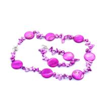 SÚPRAVA NÁHRDELNÍKA A RETIAZKY NA RUKU, "KAGYLÓLEMEZ", FIALOVÁ