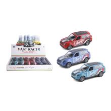 KOVOVÉ AUTO V MIERKE 1:32, "FAST RACER", MODRÉ ALEBO SVETLOMODRÉ ALEBO ČERVENÉ