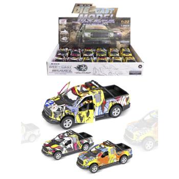 KOVOVÉ AUTO V MIERKE 1:32, ZOTRVAČNÍK, FARBA