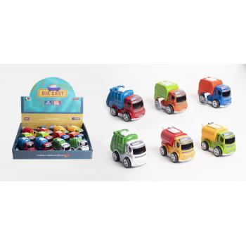 KOVOVÉ A PLASTOVÉ SMETIARSKE AUTO, FAREBNÉ