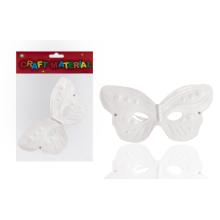 POLYSTYRÉNOVÁ MAĽOVATEĽNÁ MASKA, MOTÝĽ, BIELA