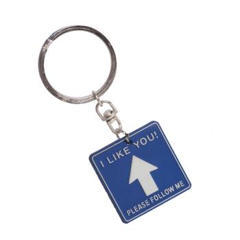 PRÍVESOK NA KĽÚČE "I LIKE YOU! PLEASE FOLLOW ME"
