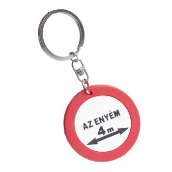 KĽÚČENKA S NÁPISOM "AZ ENYÉM 4MÉTER"