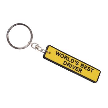 PRÍVESOK NA KĽÚČE S NÁPISOM "WORLDS BEST DRIVER"