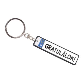 PRÍVESOK NA KĽÚČE "GRATULÁLOK!" SURVEY