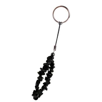 PRÍVESOK NA KĽÚČE ALEBO OZDOBA NA MOBIL "BLACK ONYX"