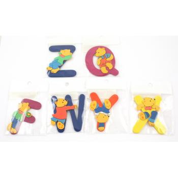 DREVENÉ PÍSMENÁ VO VRECKU, MEDVEDÍK