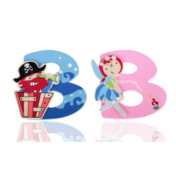 DREVENÉ PÍSMENO "B" SADA 2