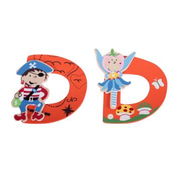 DREVENÉ PÍSMENO "D" SADA 2