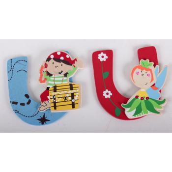 DREVENÉ PÍSMENO V MORSKOM VRECKU "U"