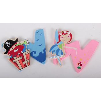 DREVENÉ PÍSMENO V MORSKOM VRECKU "W"