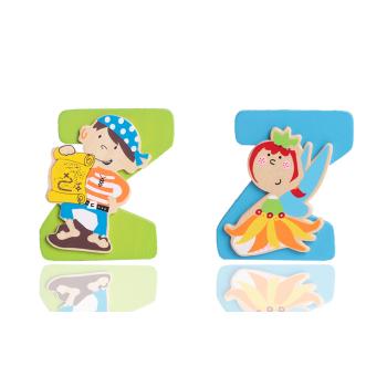 DREVENÉ PÍSMENO V MORSKOM VRECKU "Z"