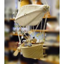 DREVENÝ PRUŽINOVÝ BALÓN