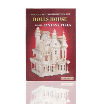 DREVENÉ 3D PUZZLE, DOMČEK PRE BÁBIKY