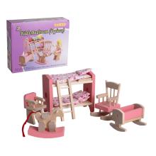 DREVENÝ DETSKÝ NÁBYTOK DO DETSKEJ IZBY, 5 KUSOV