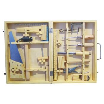 DREVENÁ SÚPRAVA NÁRADIA, V DREVENEJ ŠKATULI